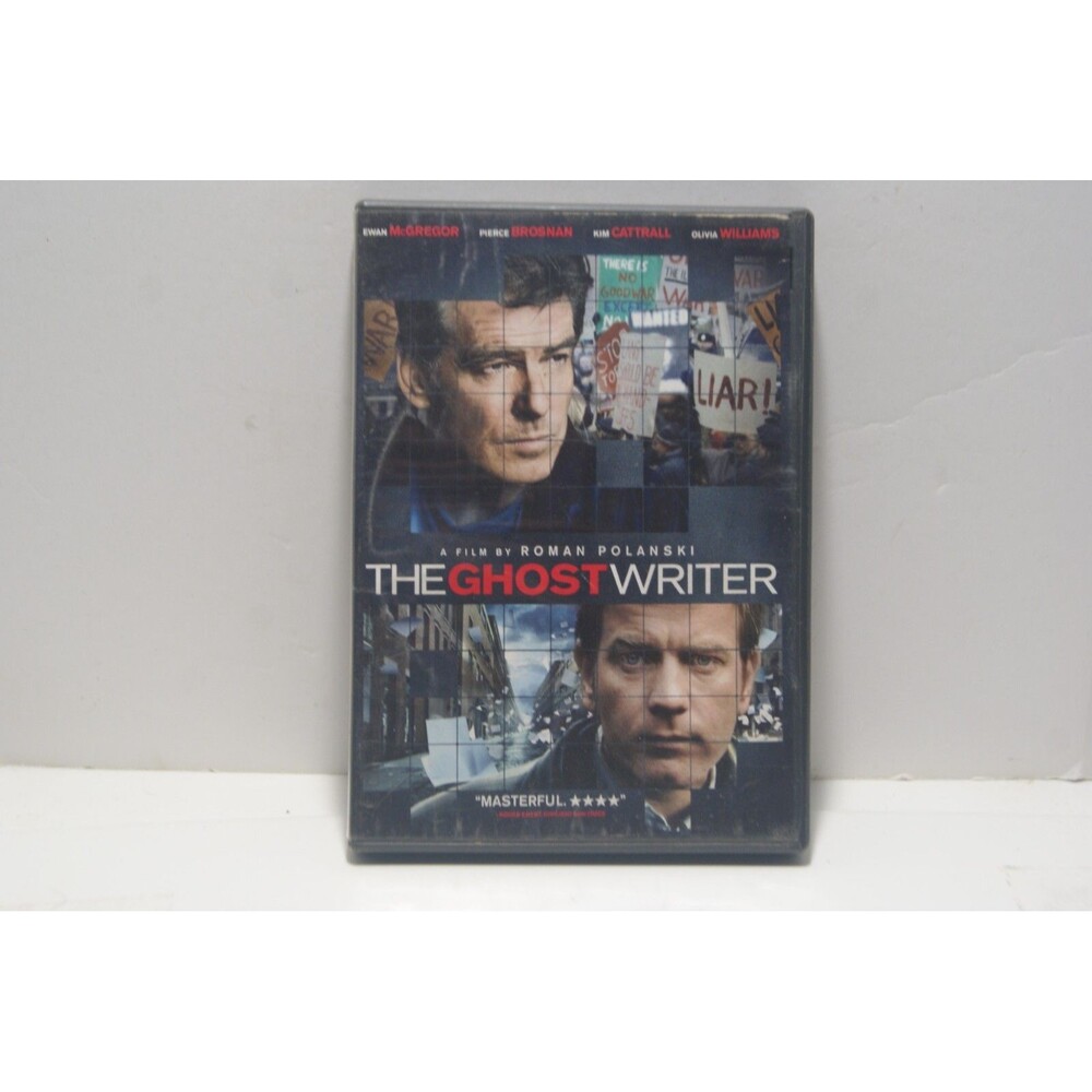 The Ghost Writer - DVD - Ewan Mcgreggor Thriller Sexual Intrigue Political
